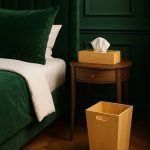 سطل زباله و جا دستمال کاغذی