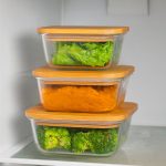 ظرف سه تکه پیرکس مربعی پاپا