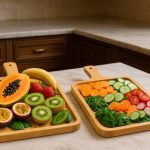 تخته راکتی مستطیل بامبو