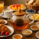 قوری پیرکس بروسیلیکات درب بامبو