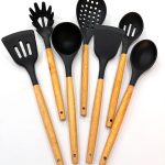 کفگیر و ملاقه سیلیکونی پاپا