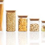 بانکه مربعی پیرکس درب بامبو پاپا