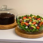 ظرف کیک و سالاد دو کاره پاپا