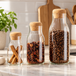 بطری ادویه درب چوب پنبه ای پاپا