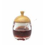 مربا خوری اکرولیک درب چوبی پاپا