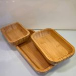 کاسه مستطیل بامبو