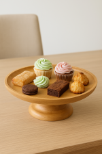 شیرینی‌خوری پایه‌دار بامبو پاپا