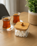 قندان پیرکس مربع پاپا